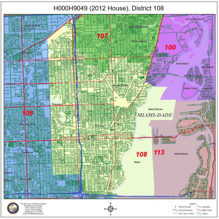 Old House District 108 Map
